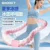 The ice silk hula hoop is quiet and soft, fully wrapped. It doesn't hurt the waist. Women can slim their bellies and reduce the size of their lower abdomen. It's soft and slimming details Picture